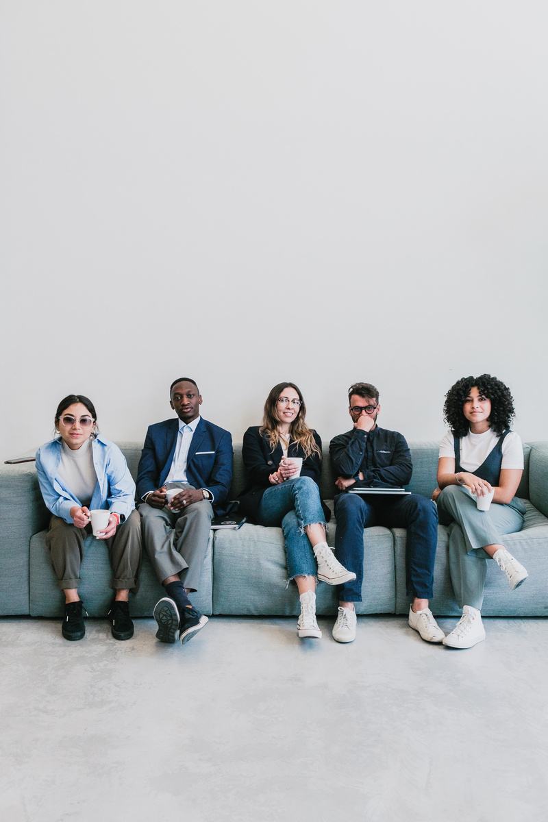 Cool Corporate Portrait of a Team of Professionals