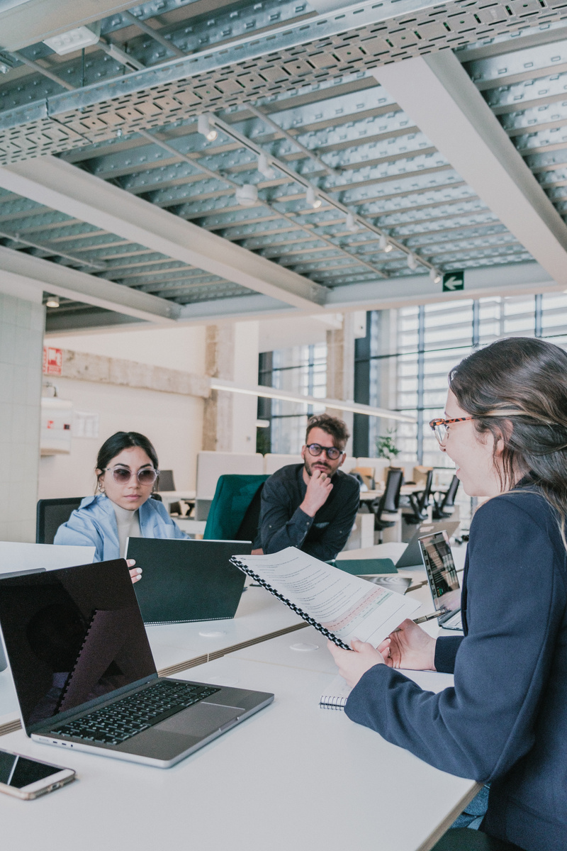 Cool Corporate Employees Working in an Office